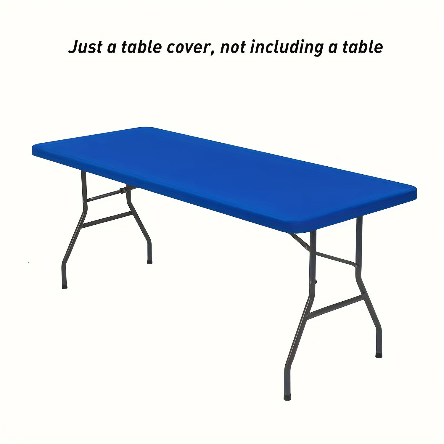 Elastic Stretch-Fit Tablecloth for Folding Tables Washable Indoor Outdoor 182.88cm