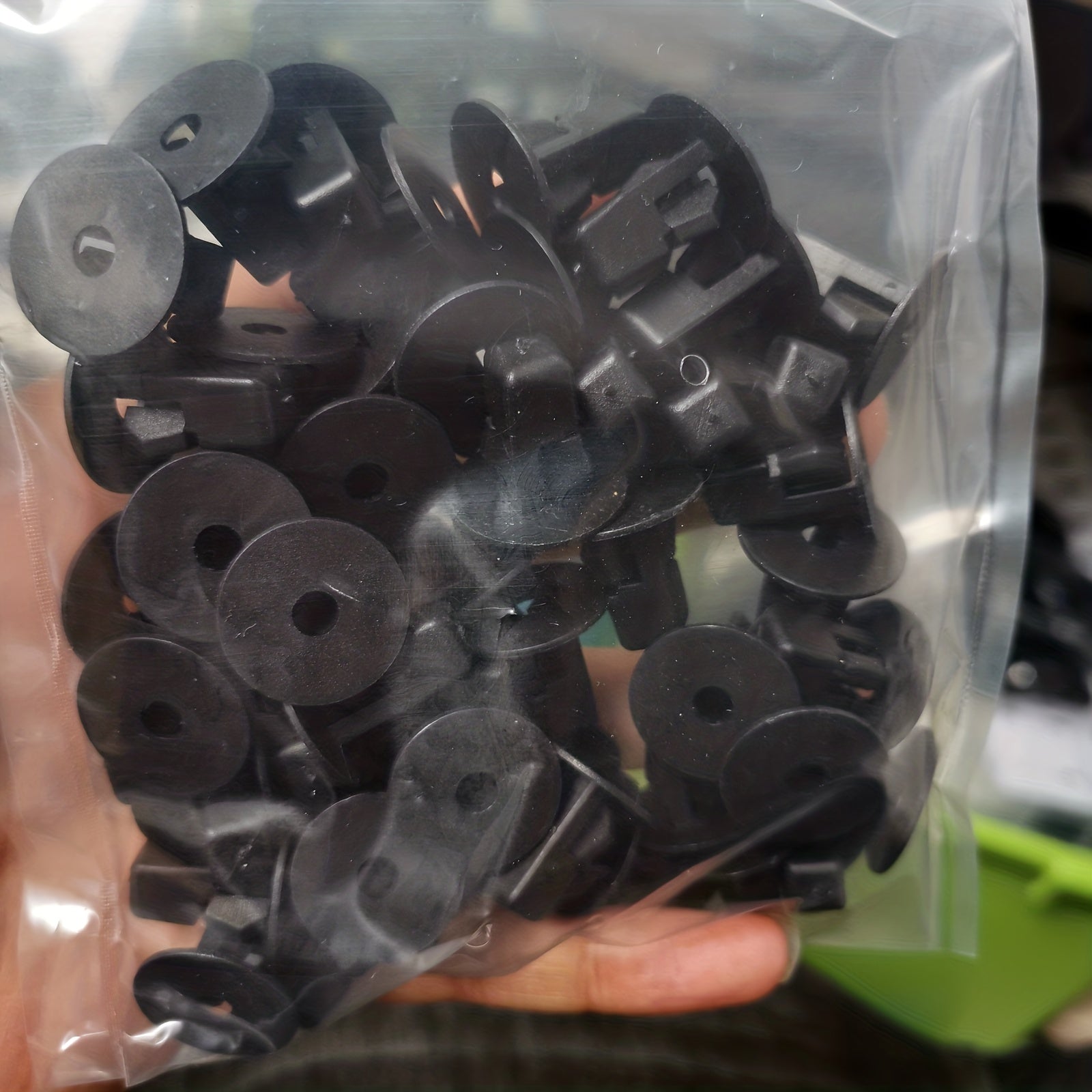 50pcs Black 8mm Fender Liner Screw Grommets Fastener Kit for Vehicles