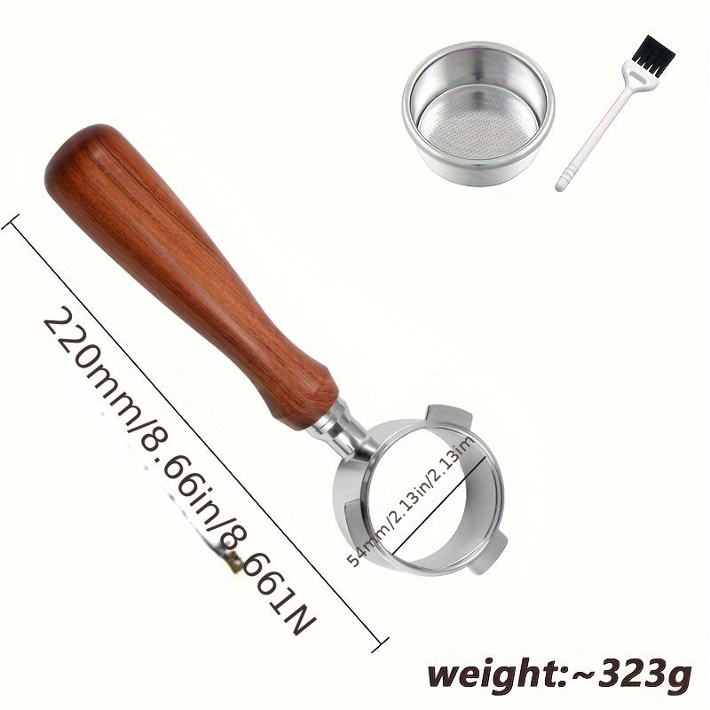 54mm Espresso Bottomless Portafilter with 3 Ears for 54mm Espresso Machines