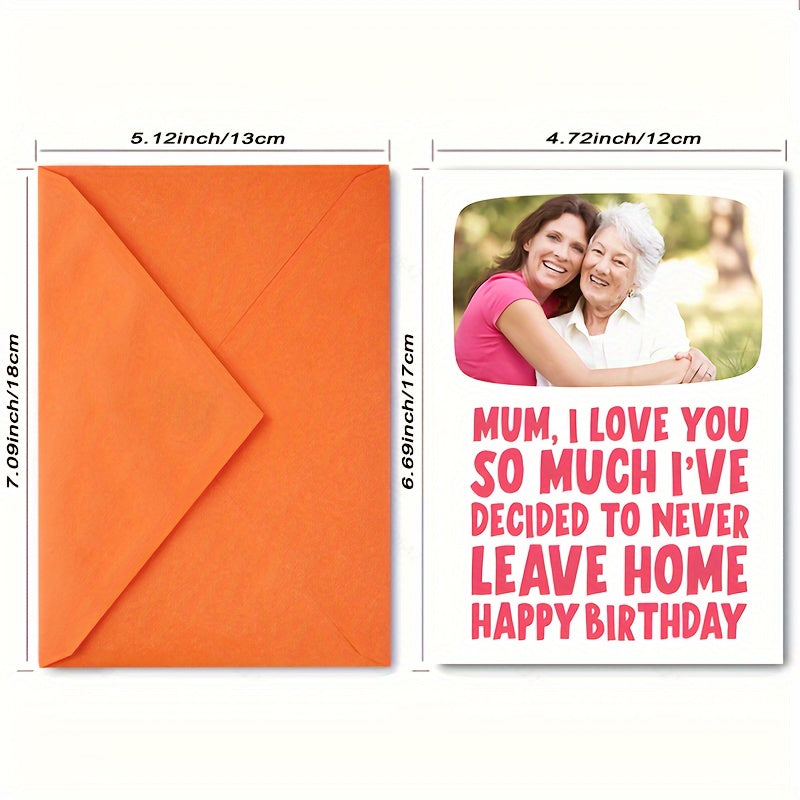 Onajon uchun Shaxsiylashtirilgan Rasmli Salomlashuv Kartasi - Onalar Kuni uchun Maxsus Rasm bilan Qiziqarli va Yaratilishli Barakalar