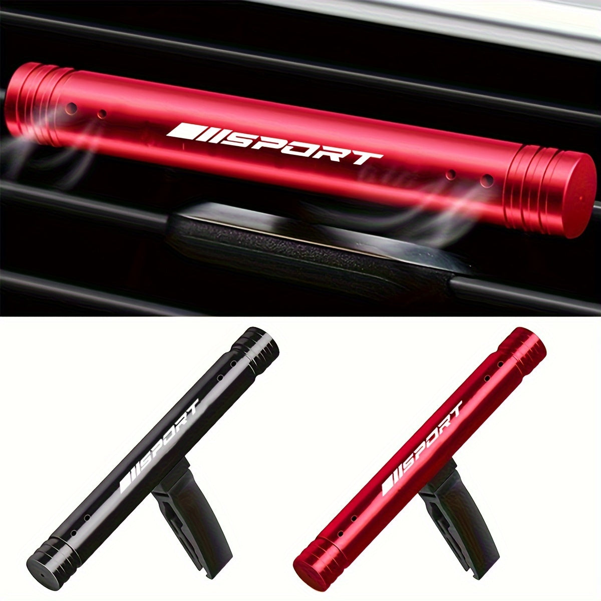 Clip difusor de salida de aire para coche, soporte de plástico para fragancia de aire para vehículo