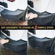 Crema restauradora de goma para coche para cuero negro, plástico, brillo, recubrimiento duradero