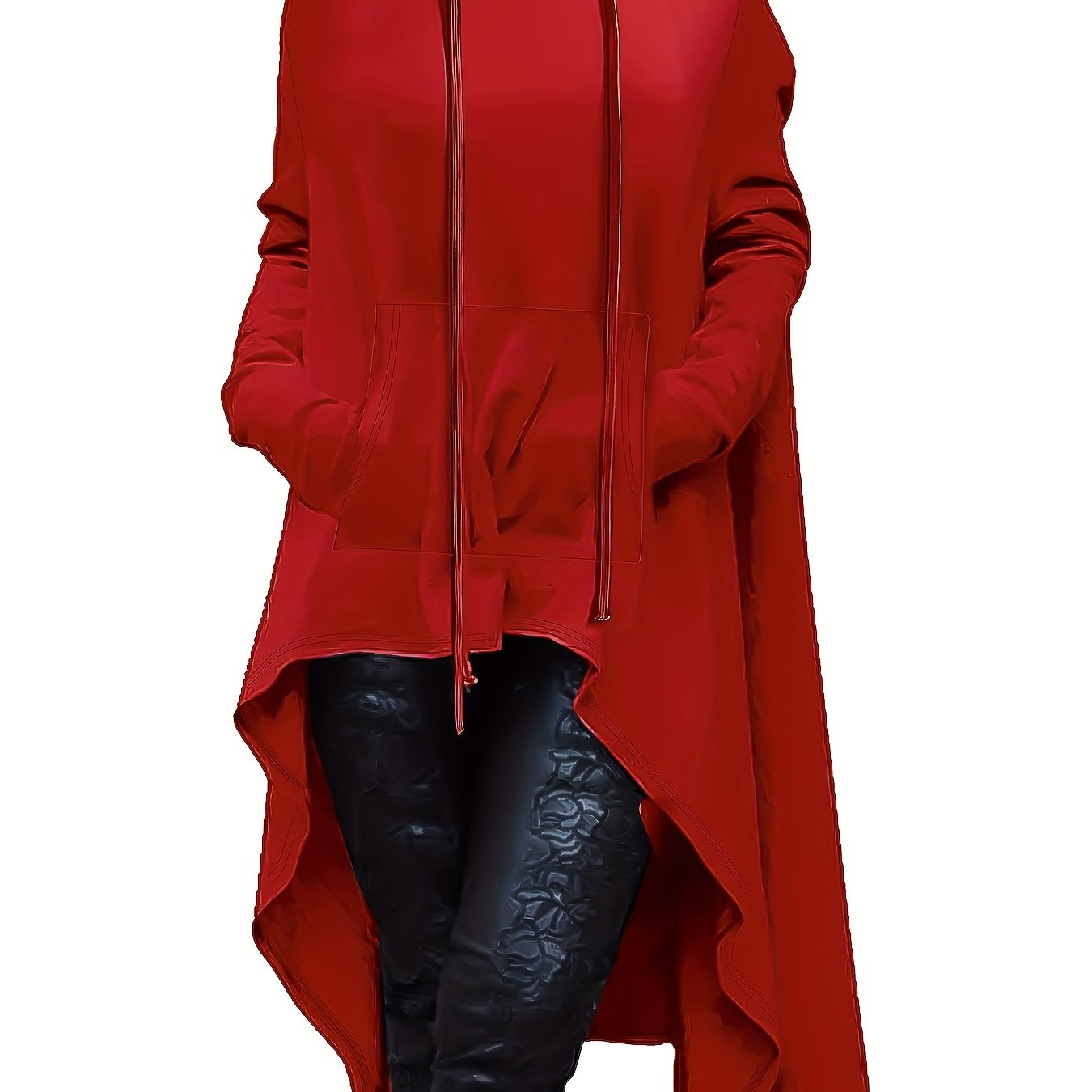 Толстовка оверсайз для женщин больших размеров с длинными рукавами, повседневная толстовка на осень и зиму