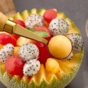 Set of 7 Stainless Steel Paring Knives with Fruit Baller Scoop and Ice Cream Spoon