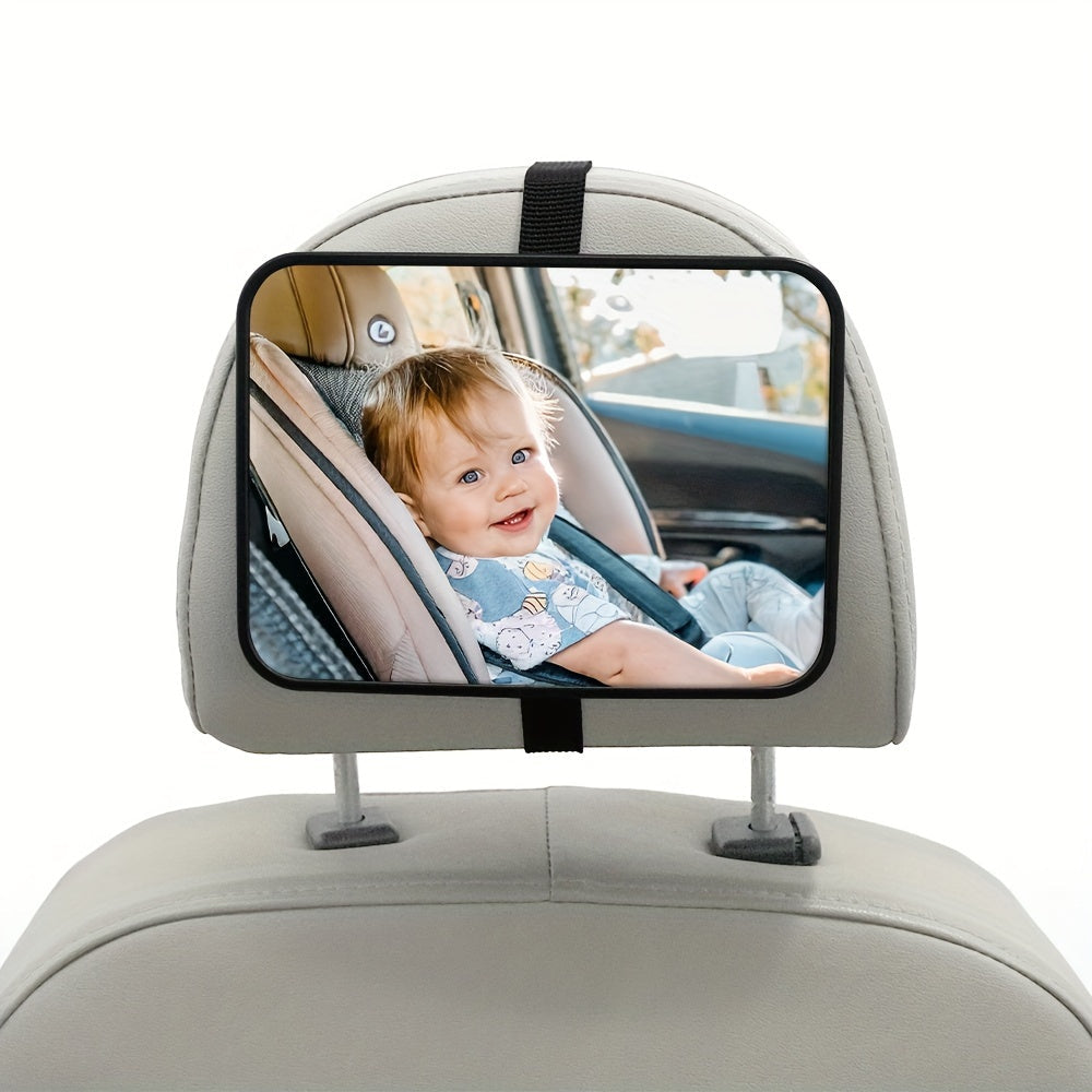 High Definition Car Rearview Mirror for Kids Seat Safety Monitoring Durable ABS Material