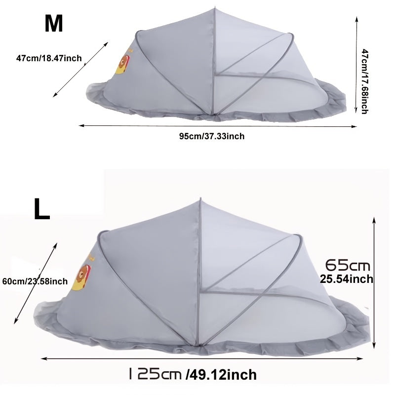 Baby Mosquito Net for Crib Foldable Insect Repellent Canopy 98x55x60cm