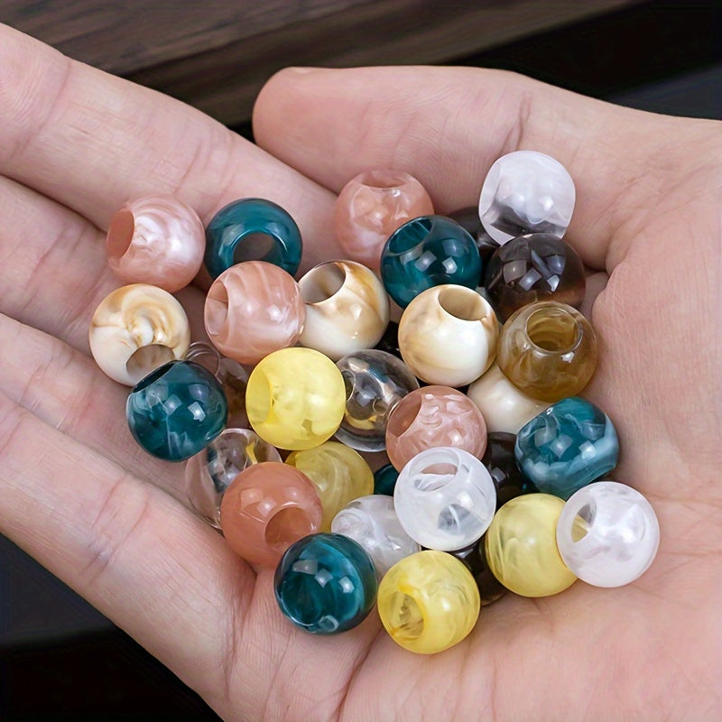 Set of 24 Vintage Resin Buttons Large Holes for Clothing Crafts Sewing Beading