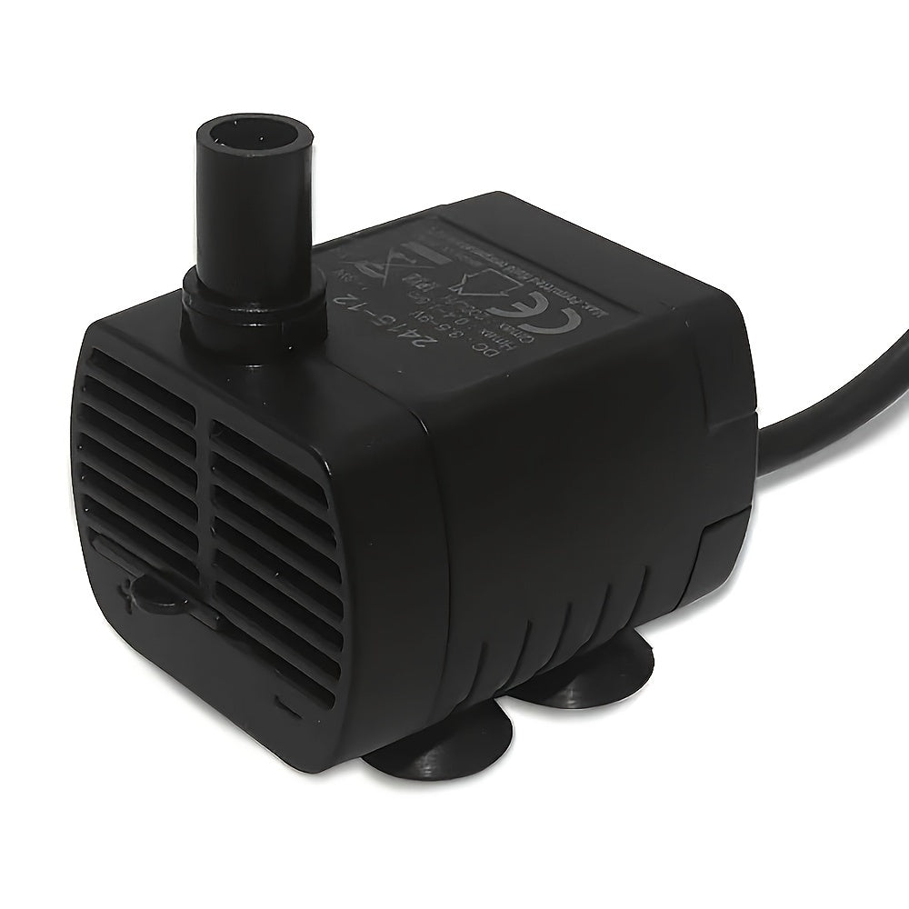 USB Mini Water Pump 53GPH Aquarium Fountain Submersible Low Noise