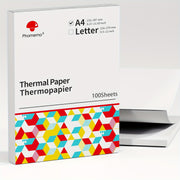 A4 Thermal Paper 21.01cm x 29.69cm Compatible with Portable Printers 200 Sheets