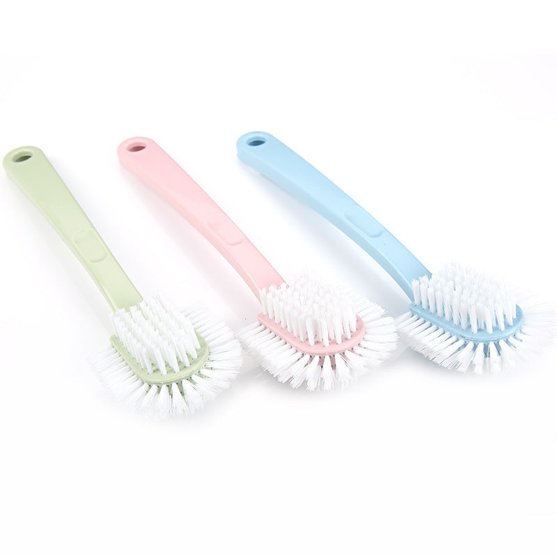 Multi-Sided Shoe and Clothing Brush Soft Bristles Household Cleaning Tool