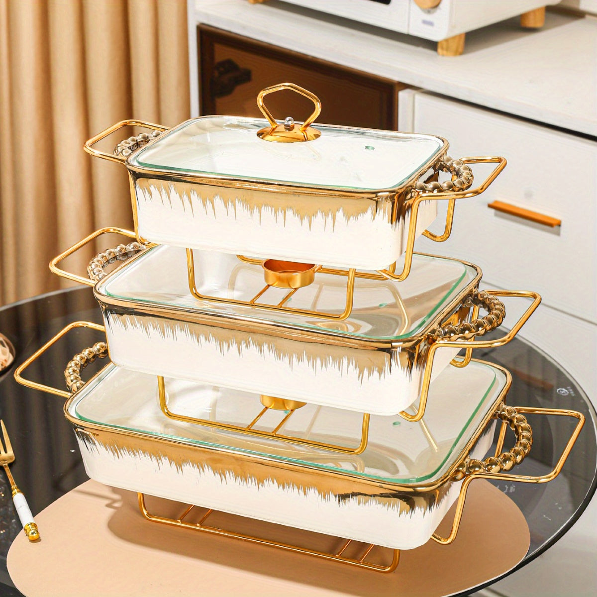 Керамический сервировочный набор тарелок, формы для выпечки, изолированные кастрюли для хлеба, пиццы