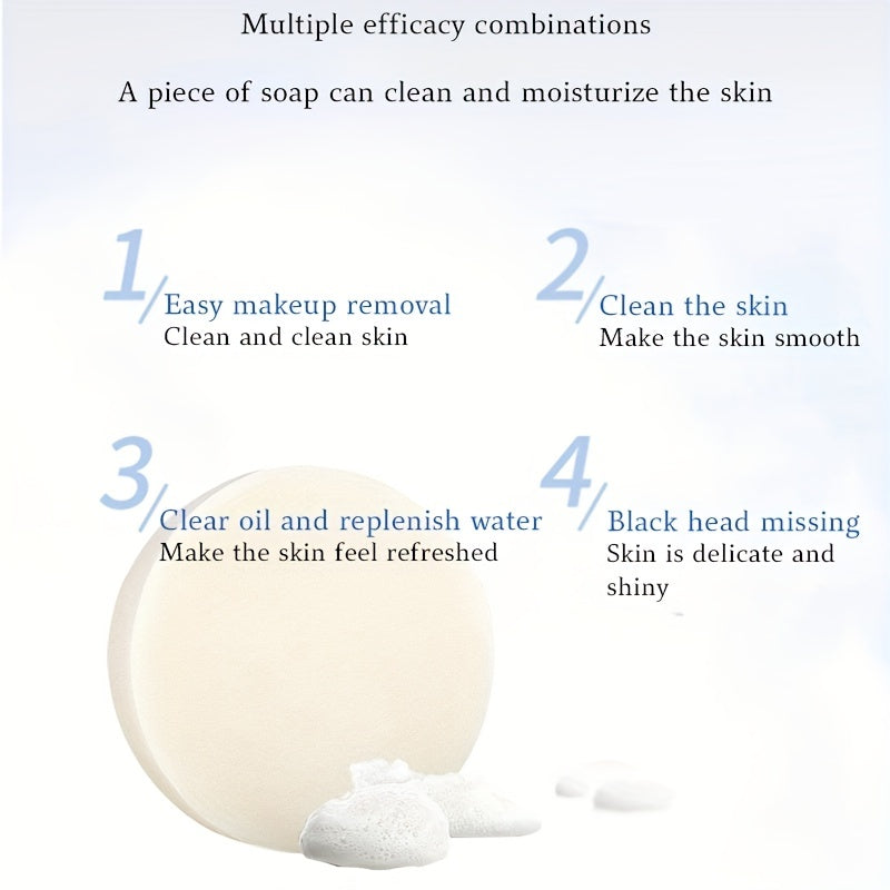 Unisex Facial Cleansing Bar with Goat Milk and Coconut Oil for All Skin Types