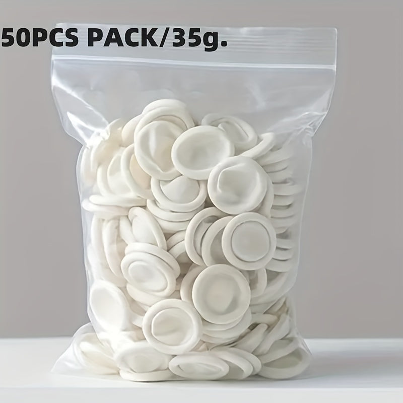 Disposable Rubber Finger Covers 2cm x 7cm Water-Resistant Anti-Slip Touch Screen Gloves for Cleaning Electronics and Kitchen