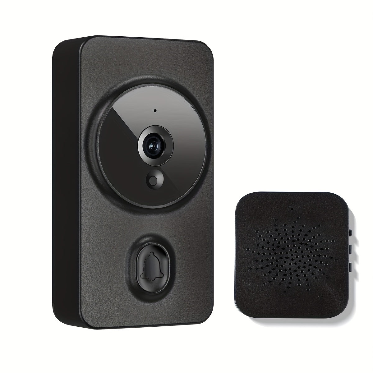 Wireless Video Doorbell with WiFi App Control Two-Way Audio Night Vision Cloud Storage Battery Powered