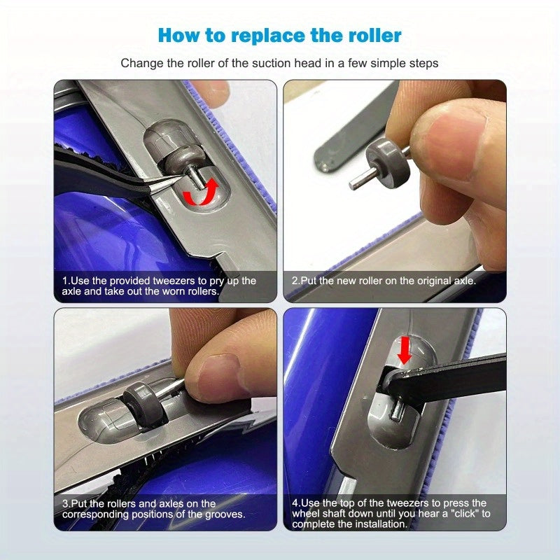 Replacement Soleplate Wheel Set for Vacuum Cleaners V6 V7 V8 V10 V11 V15 DC58 DC59 DC62