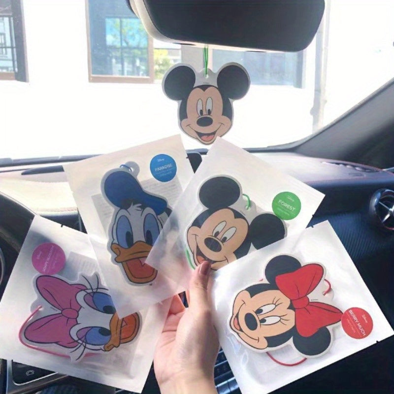 Автомобильный освежитель воздуха в виде подвески с мультяшным дизайном, ароматическая таблетка, устранитель запахов