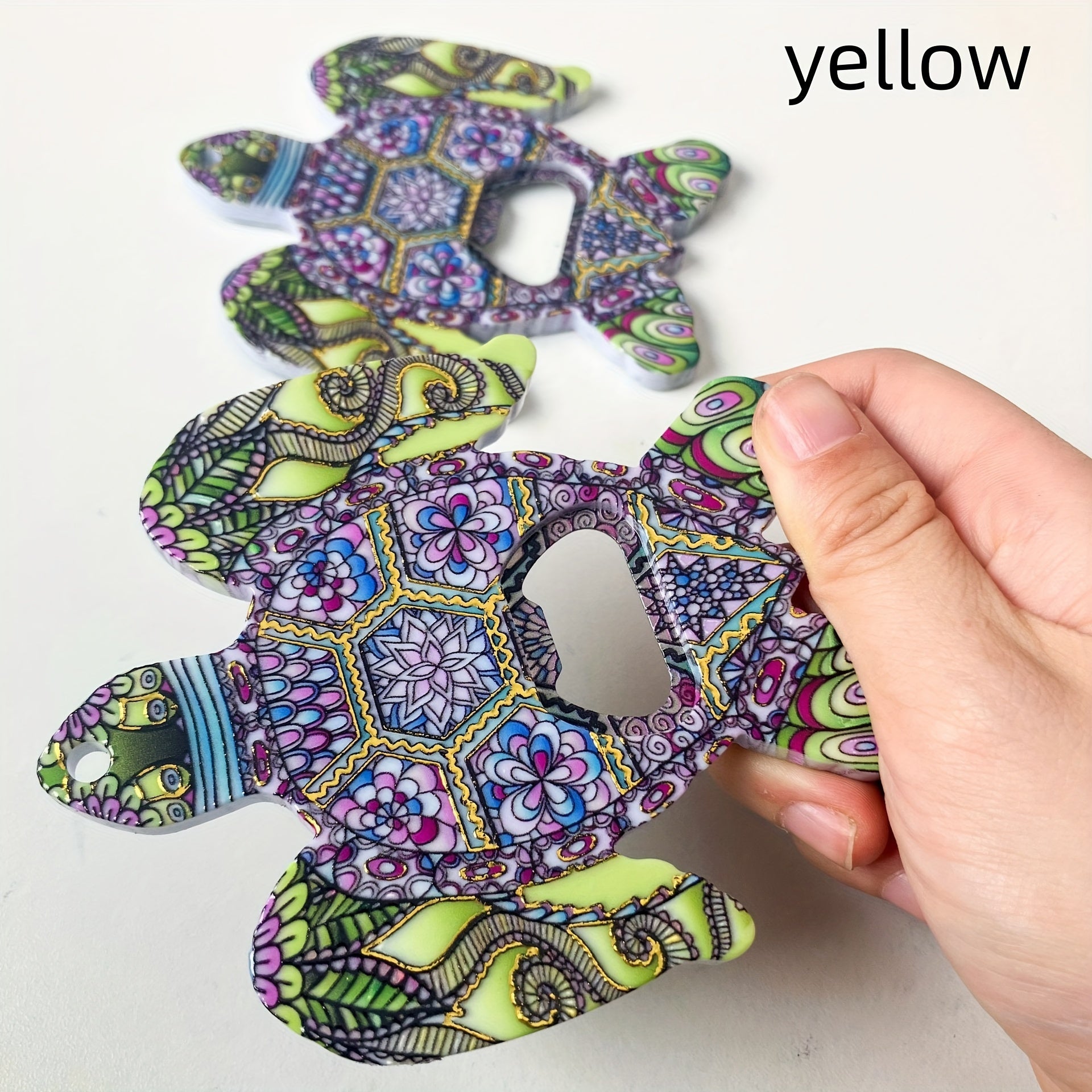 Magnetic Tortoise-Shaped Bottle Opener Refrigerator Accessory Fun Kitchen Tool