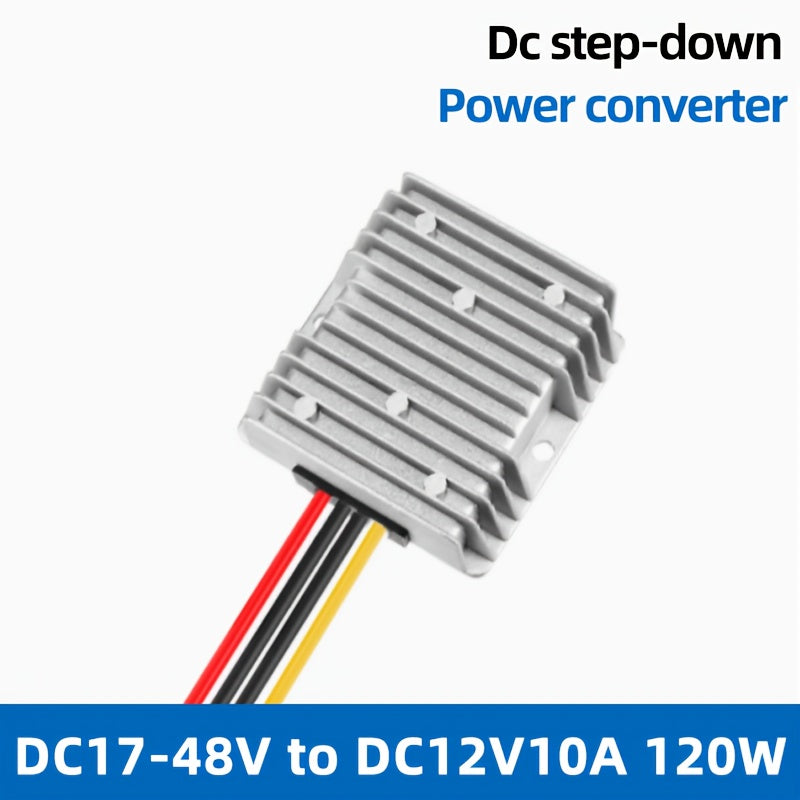 DC 36V 24V to 12V 10A 120W Voltage Regulator Module for Golf Carts and Cars