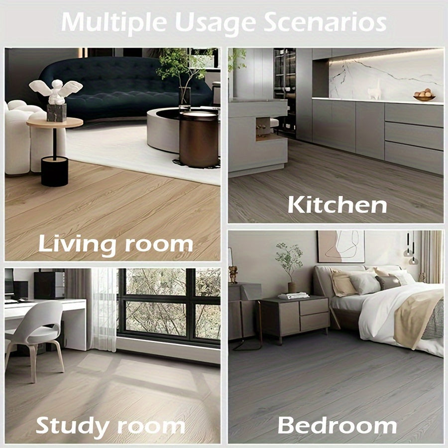 Retro Wood Grain Self-Adhesive Wallpaper Waterproof Oil-Resistant for Furniture and Room Makeovers 39.88cm x 299.72cm