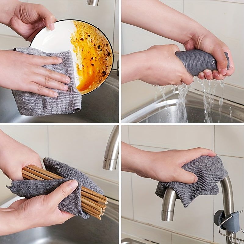 Disposable Microfiber Dish Rags on Roll, Reusable Soft Cleaning Towels