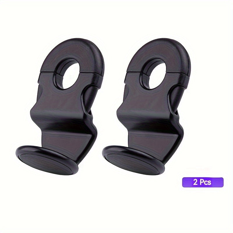 Ganchos organizadores para el interior del coche para almacenamiento en el asiento trasero, negro, universal
