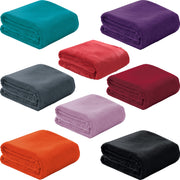 Solid Flannel Blanket 200G Single Piece