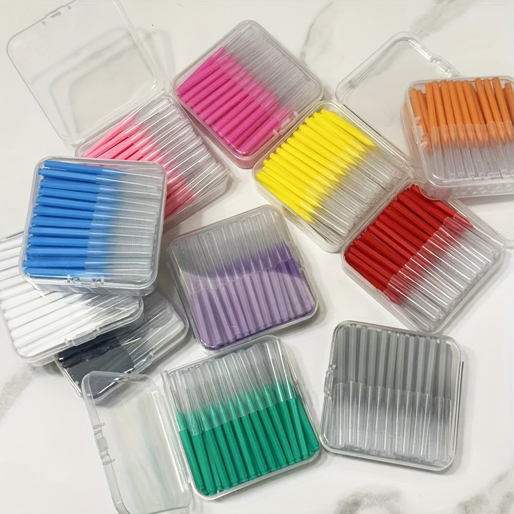 Interdental Brushes 60/120pcs Dental Flossing Tools for Oral Hygiene
