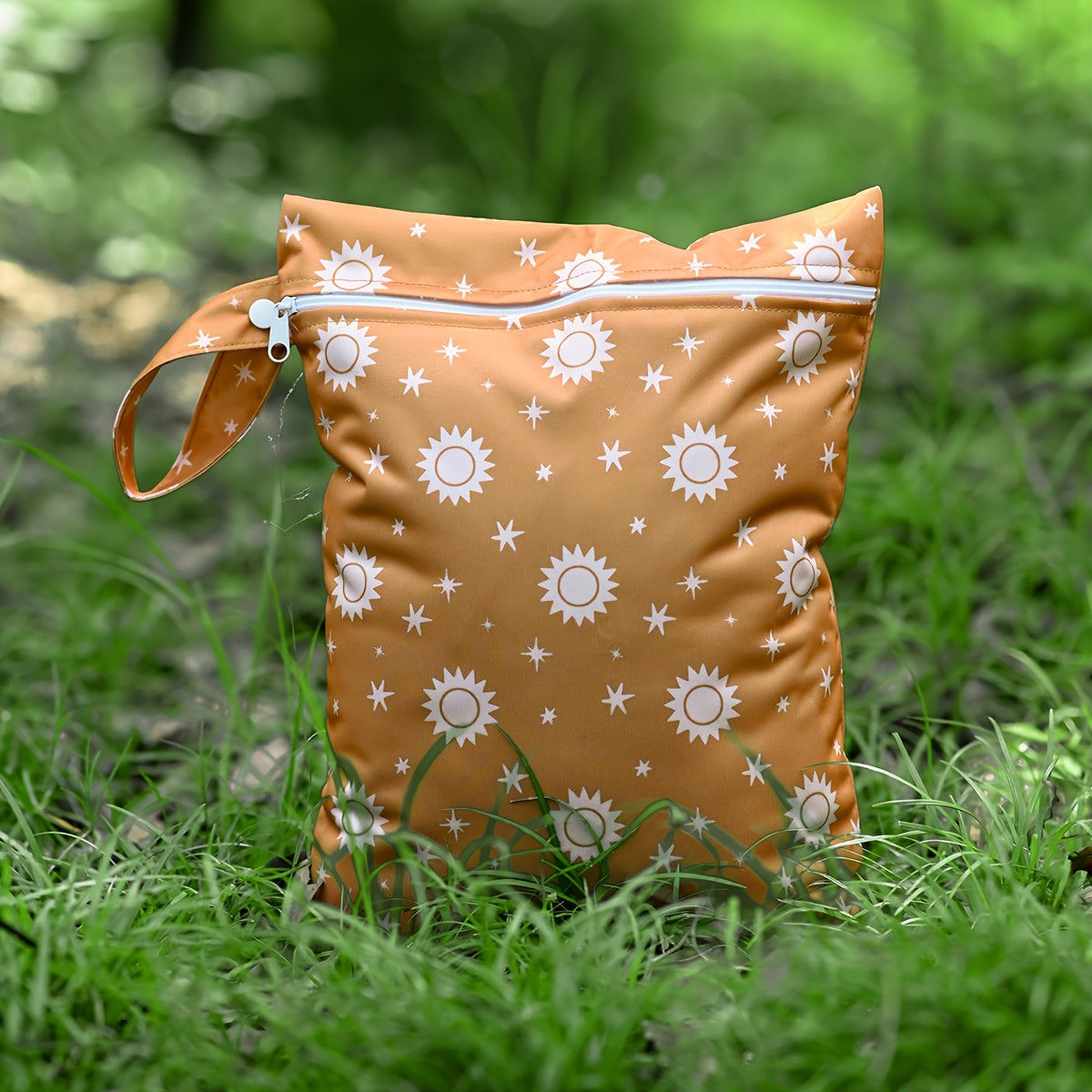 Ko'p maqsadli suv o'tkazmaydigan mato pampers sumkasi, zipli cho'ntak bilan - sayohat, plyaj, hovuz, yoga va sport zalida foydalanish uchun ideal - yuqori sifat, yorqin ranglar