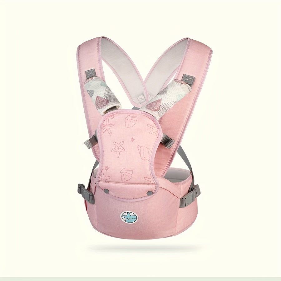 Lightweight Baby Carrier Sling for All Seasons Front and Back Seat for Ages 3+