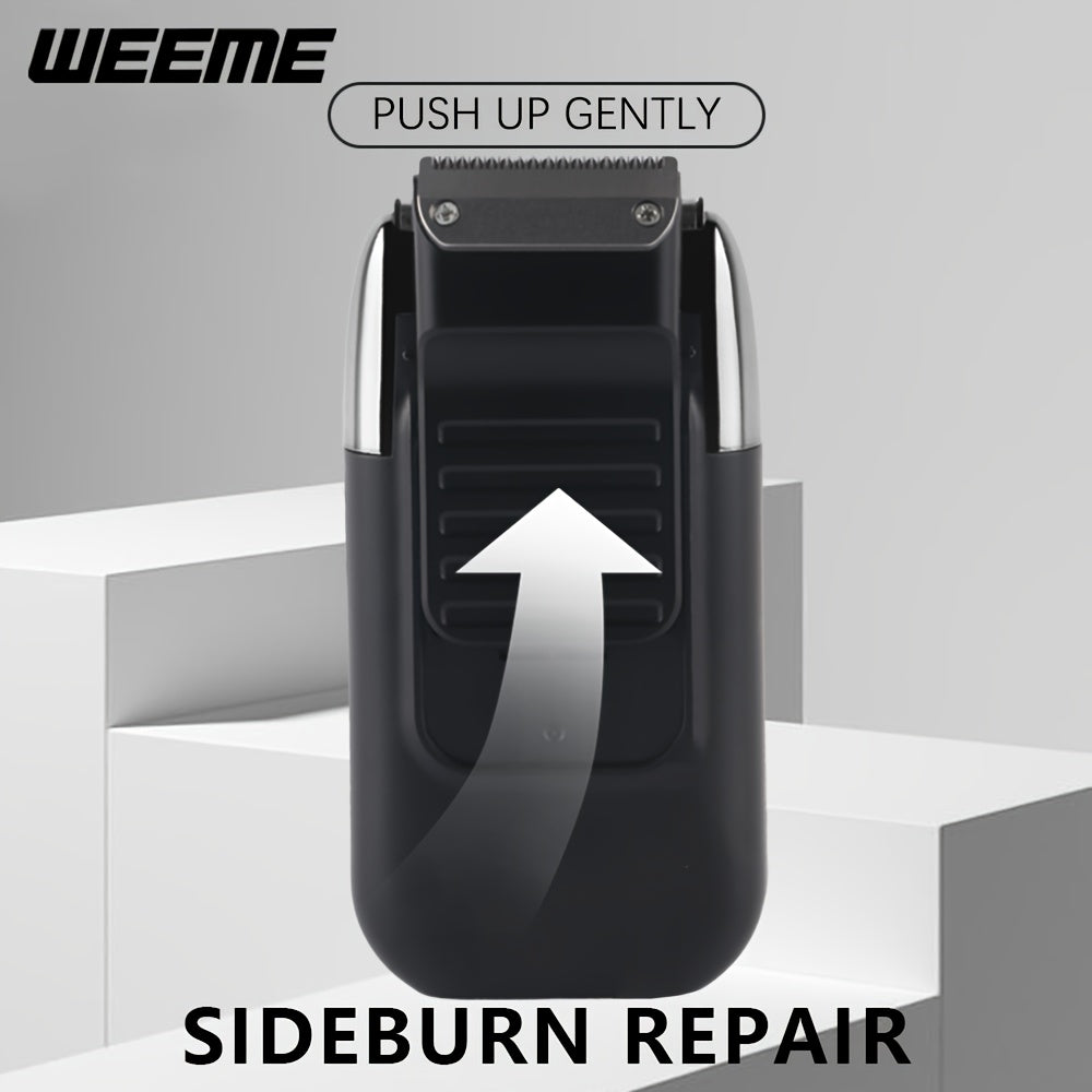 Cabezal de cuchilla recíproca de afeitadora eléctrica profesional para hombres, recargable por USB, lavable, batería de 46-60 min