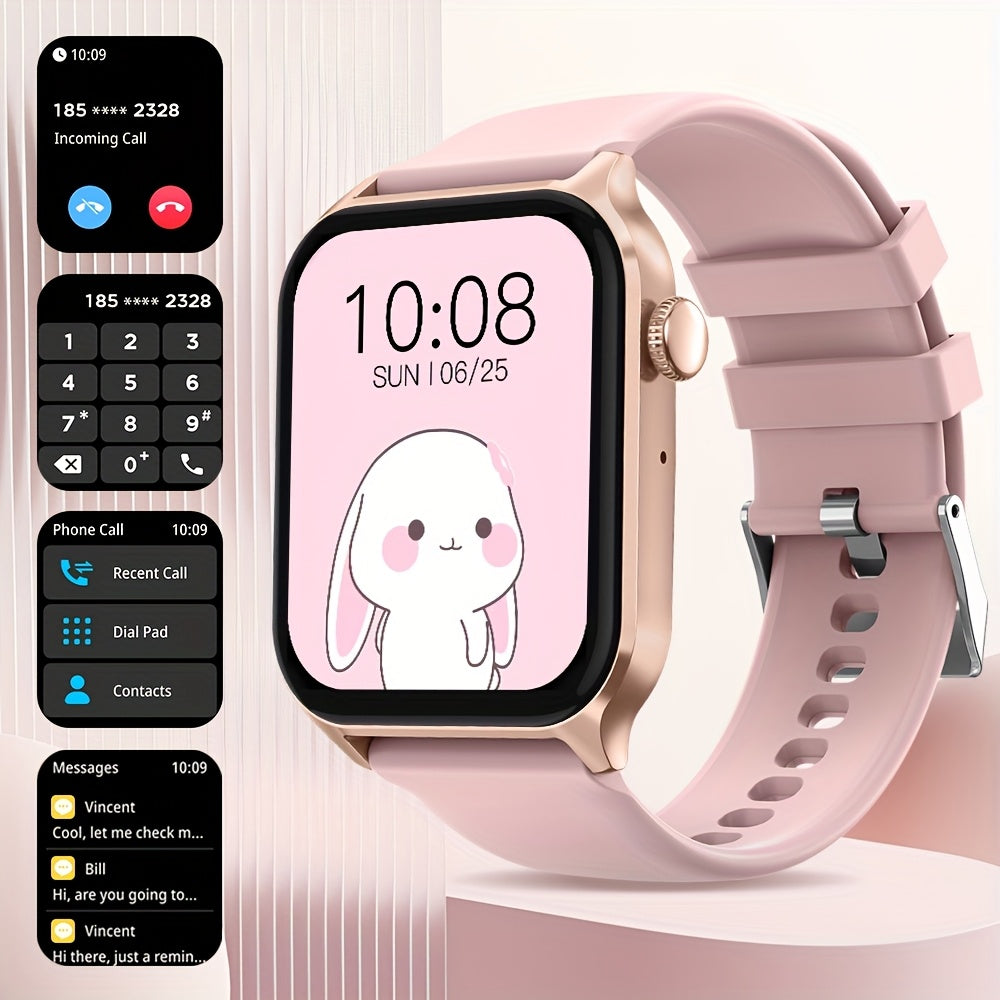 Women's Smartwatch 1.83 Inch Digital Fitness Watch Waterproof IP68 Compatible with iOS and Android