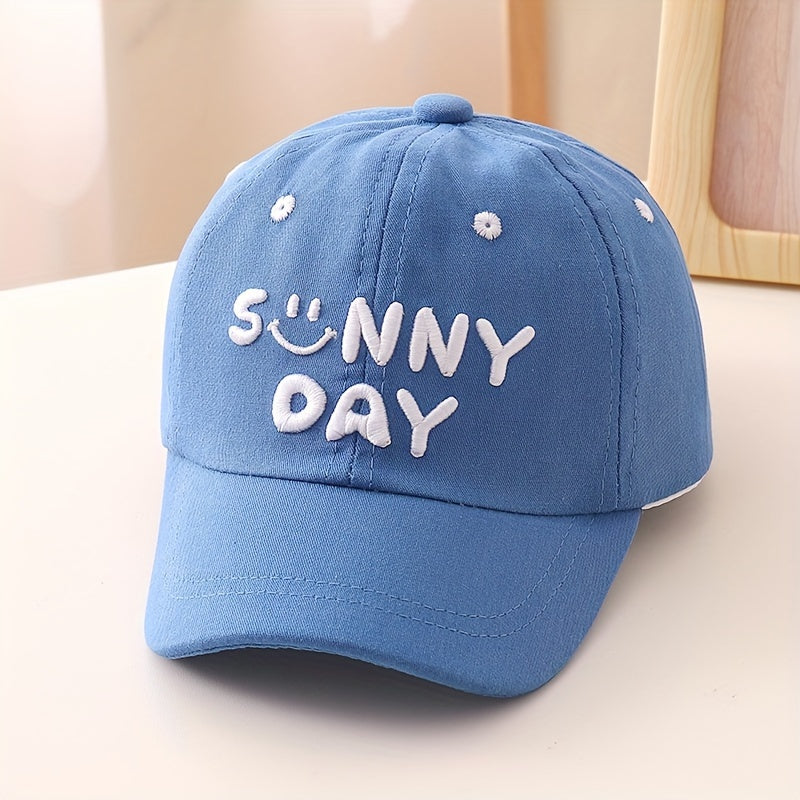 Kids Cotton Baseball Cap for Children Ages 3-14 Lightweight Adjustable Cartoon Theme