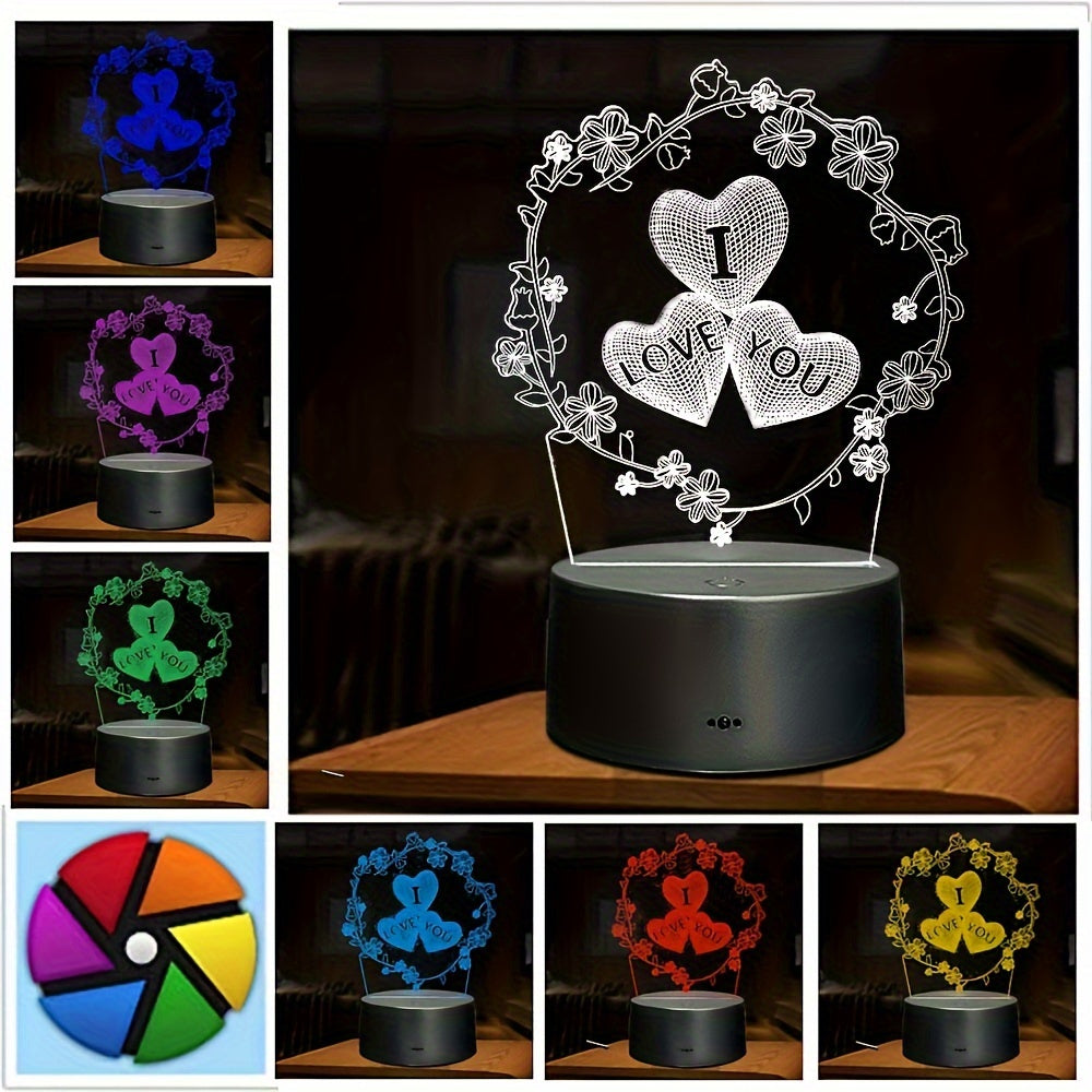 3D LED Light Art Decor for Festivals and Gifts