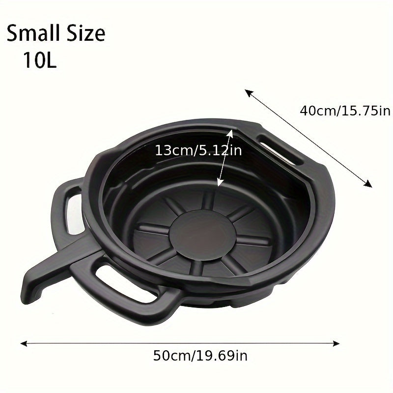 Бак для сбора масла в поддоне автомобиля с ручкой для замены жидкости, инструмент для гаража