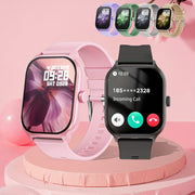 Женские умные часы с 2,01-дюймовым сенсорным экраном, Bluetooth-звонками и фитнес-трекером с более чем 100 спортивными режимами