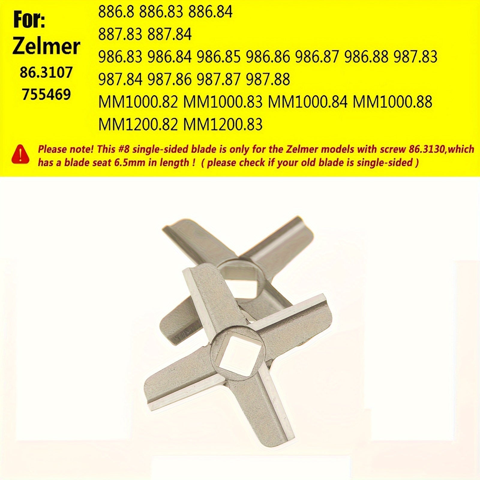 Stainless Steel Meat Grinder Blades Set for Kitchen Use, 2 Pieces