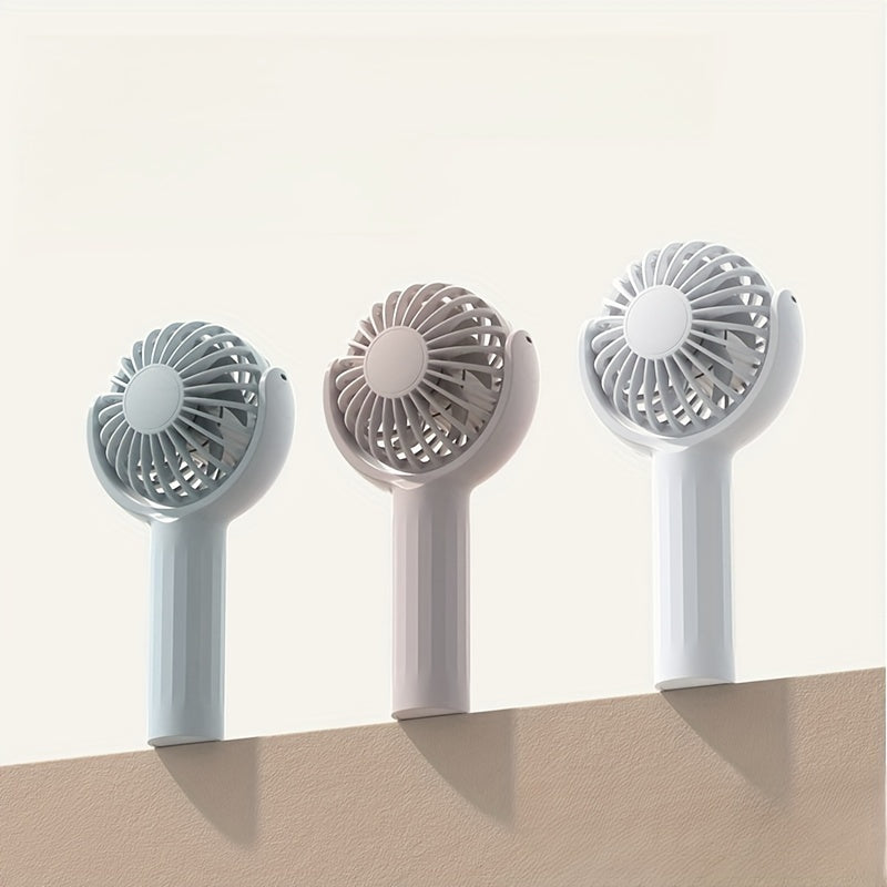 Portable Handheld Fan USB Rechargeable Small Compact Outdoor Use Large Wind Volume