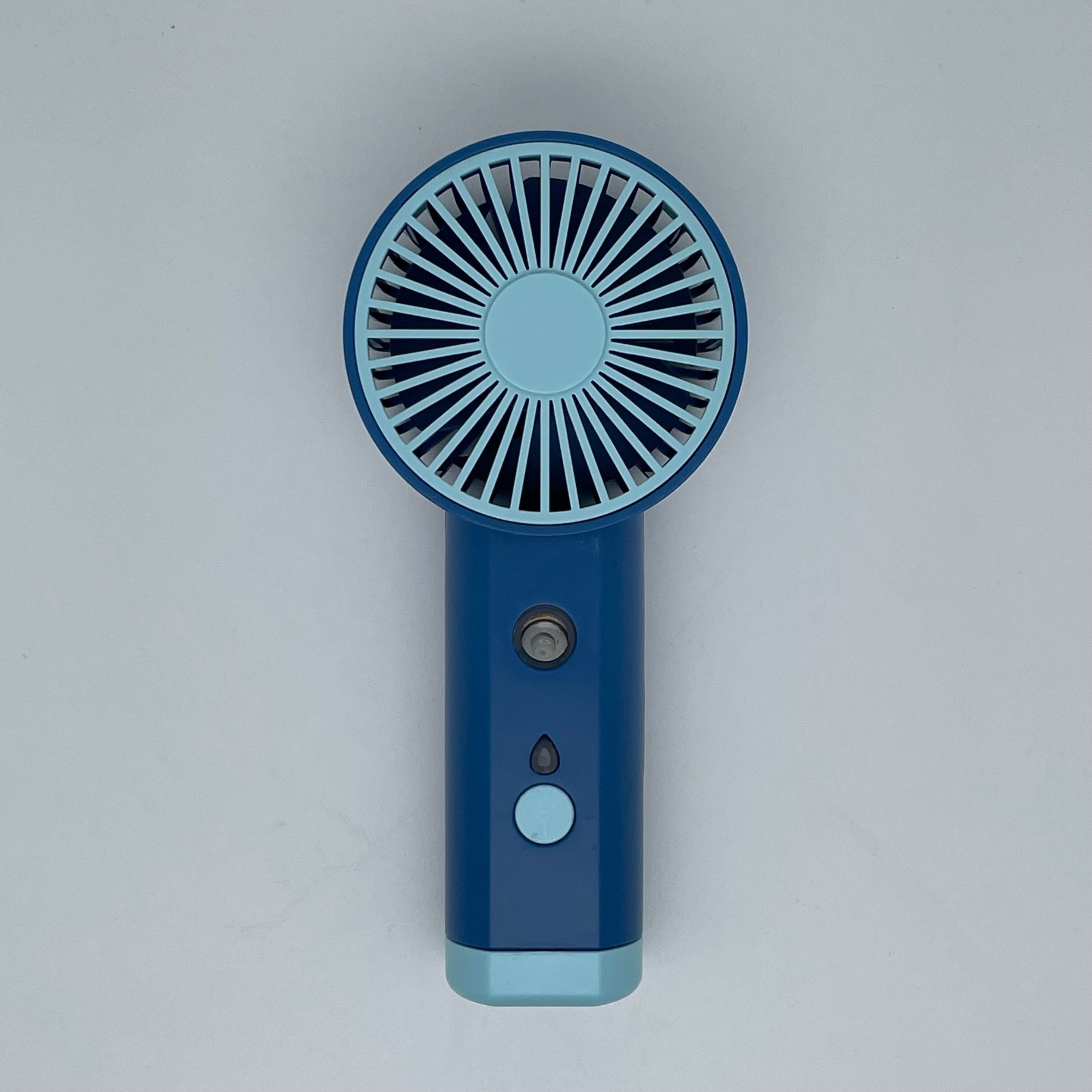 Mini Handheld Fan with Mist Humidifier, Rechargeable, Portable for Travel Desk