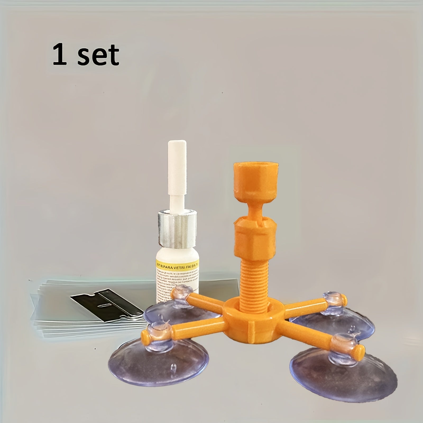 Avtomobil shisha ta'mirlash to'plami Plastik rezina suv o'tkazmaydigan yopish muhrlash ta'mirlash zararlarini