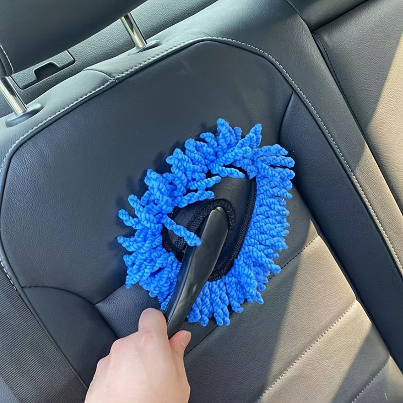 Car Detailing Kit Includes Wash Mitt Wheel Brush Dusting Brush Vent Cleaning Tool Long and Short Brushes Wax Applicator Sponge Duster