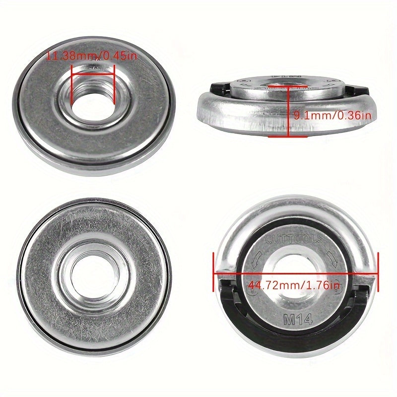 M14 Thread Angle Grinder Pressing Plate Quick Release Flange Nut