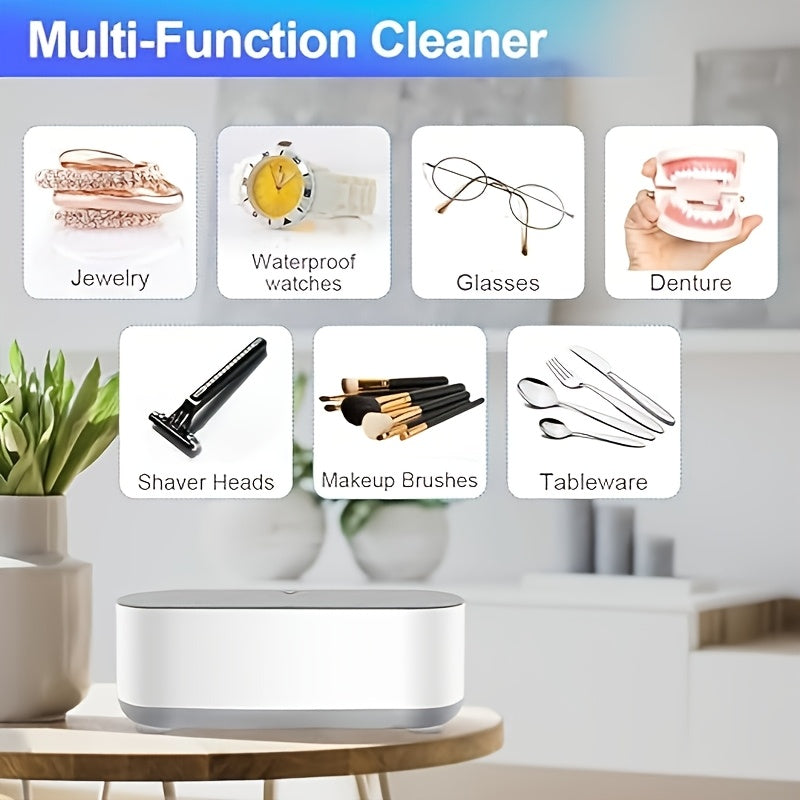 Portable Multi-Functional Cleaning Box with High-Frequency Vibration for Jewelry
