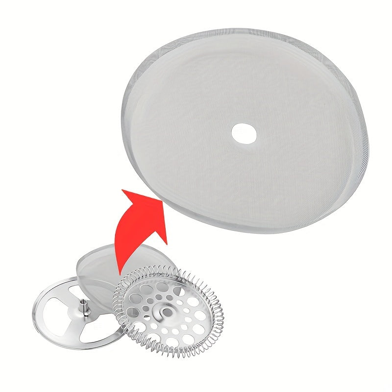 Filtro de repuesto de acero inoxidable 304 para prensa francesa, pieza duradera para cafetera