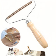 Lint olib tashlovchi cho'tka mato qirqish mashinasi it tuklarini olib tashlash uchun qayta ishlatiladigan, elektrsiz