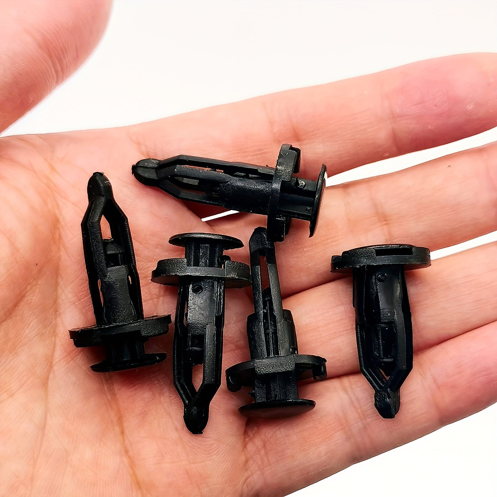 50Pcs 9mm Plastic Auto Fastener Clips Car Bumper Retainer Rivet