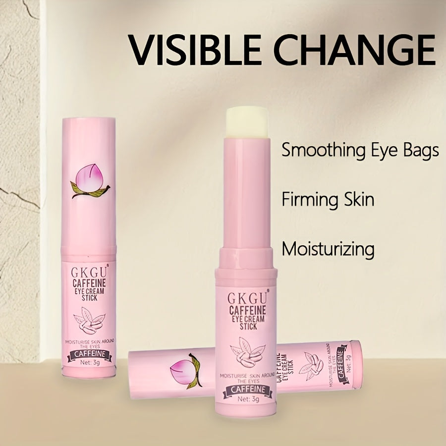 Unisex увлажняющий гидратирующий стик для глаз с кофеином, витамином E и лимонным экстрактом
