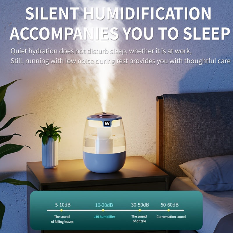 Silent Mist Humidifier for Bedroom and Office Desk USB Portable Quiet Spa Diffuser
