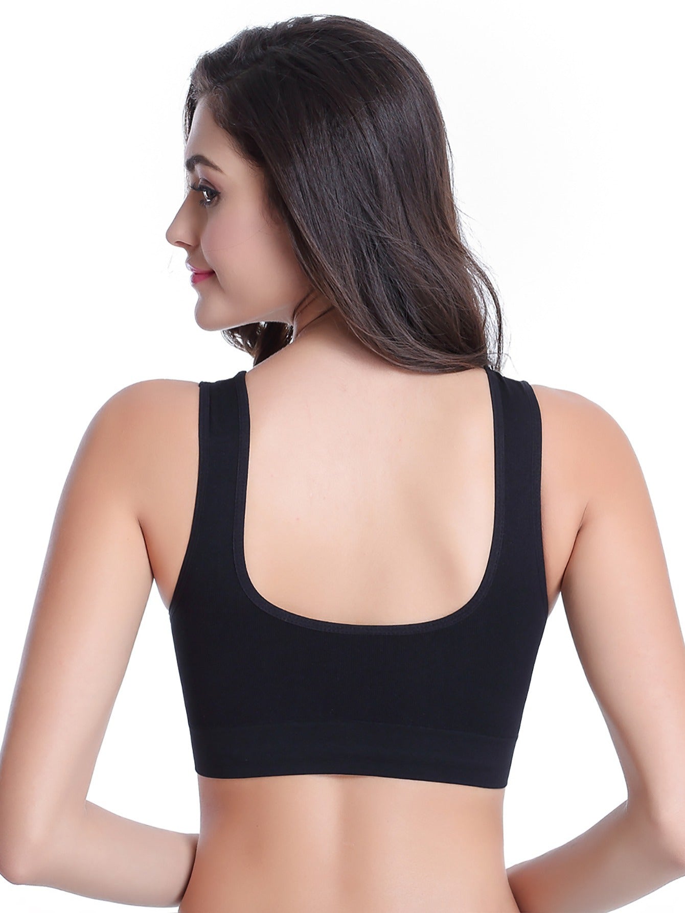 Seamless Padded Sports Bra for Women with Support and Comfort