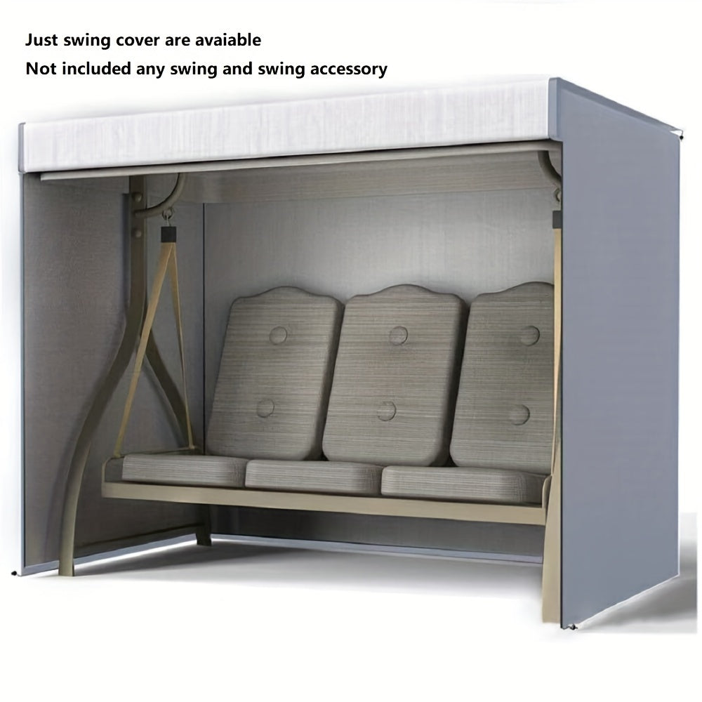 Outdoor Sun Protection Cover Polyester Taffeta Zipper Drawstring Black