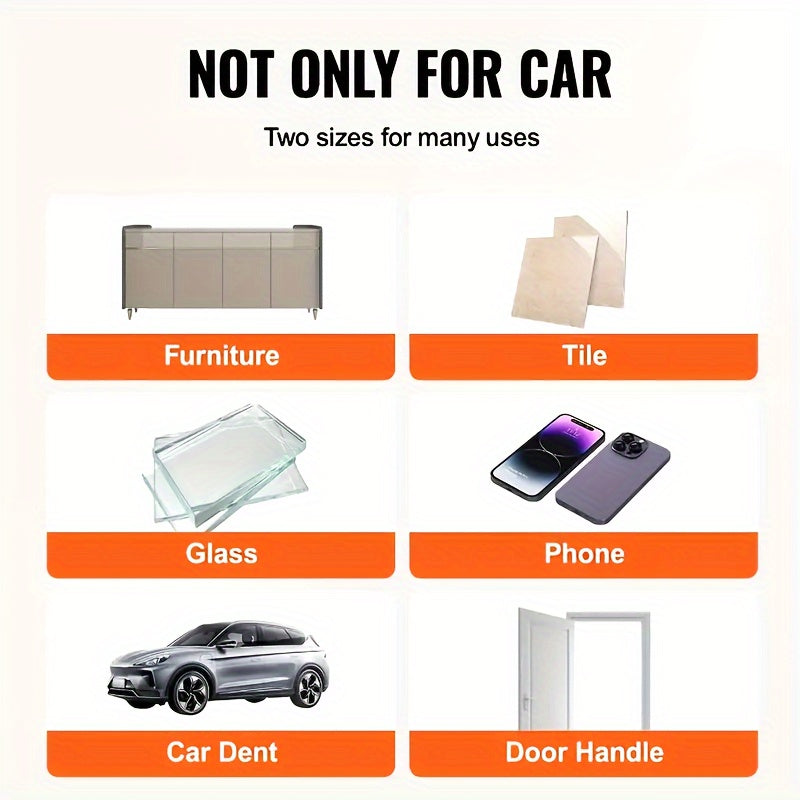 2-Piece Car Dent Puller Set with Suction Cups for Auto Body Repair